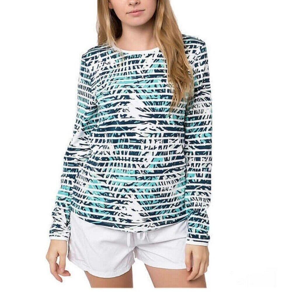 Hang Ten Women's long Sleeve Rash Guard Shirt Women's M